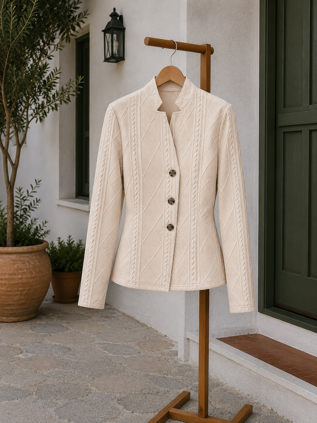 SELINA-CHAQUETA BOTONES