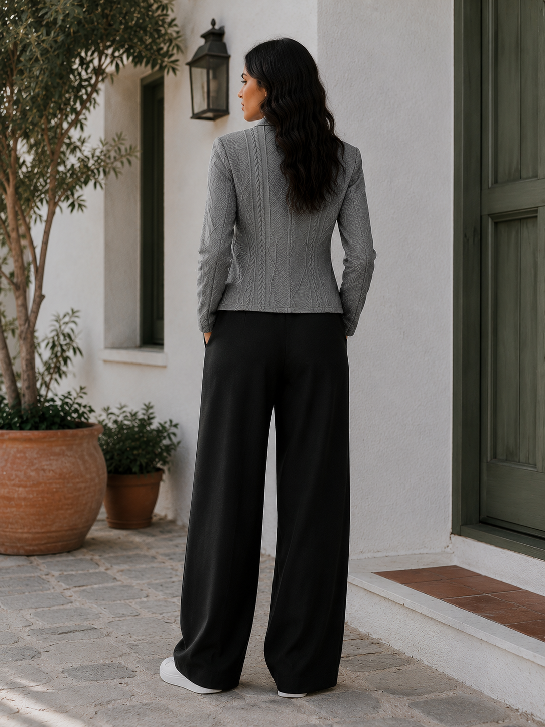 SELINA-CHAQUETA BOTONES