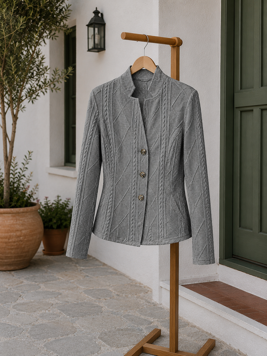 SELINA-CHAQUETA BOTONES