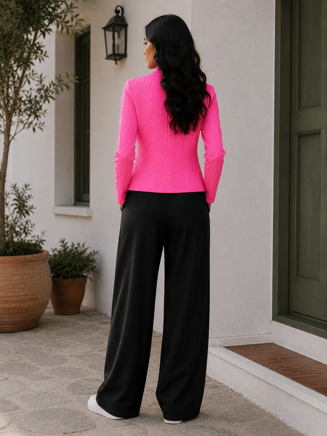 SELINA-CHAQUETA BOTONES