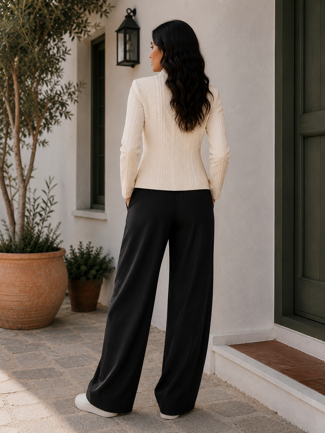 SELINA-CHAQUETA BOTONES