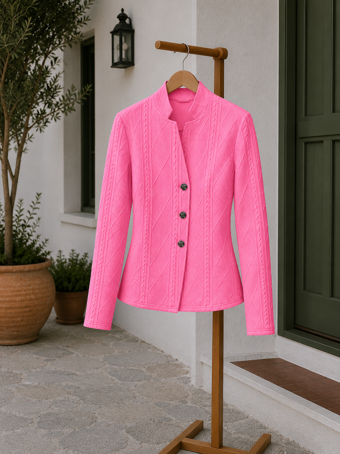 SELINA-CHAQUETA BOTONES