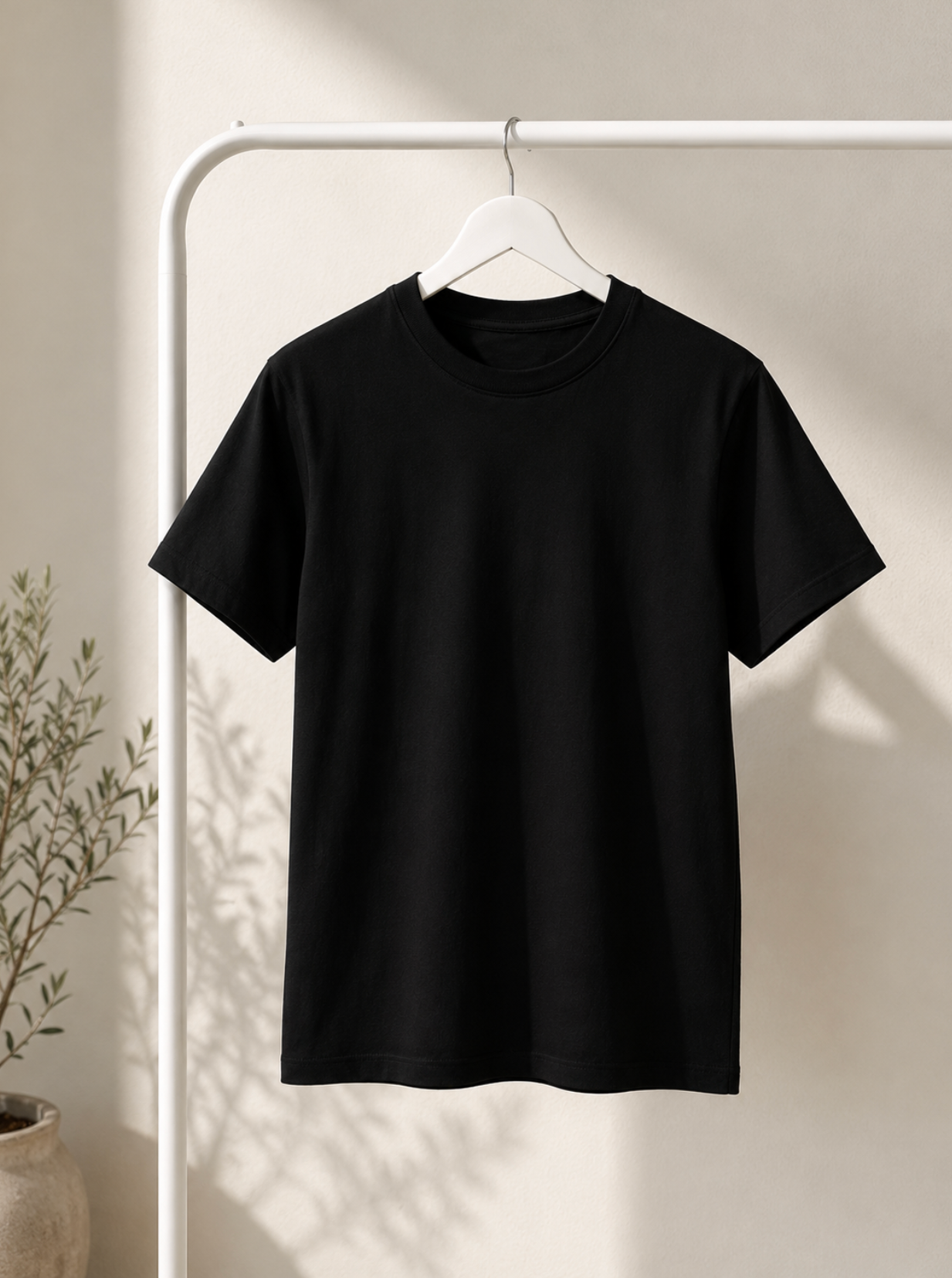 MARIO-CAMISETA LISA NEGRA