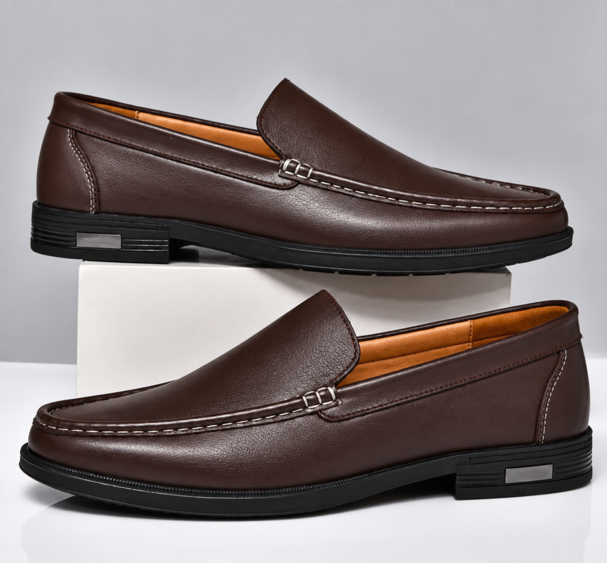 Mocasines de cuero