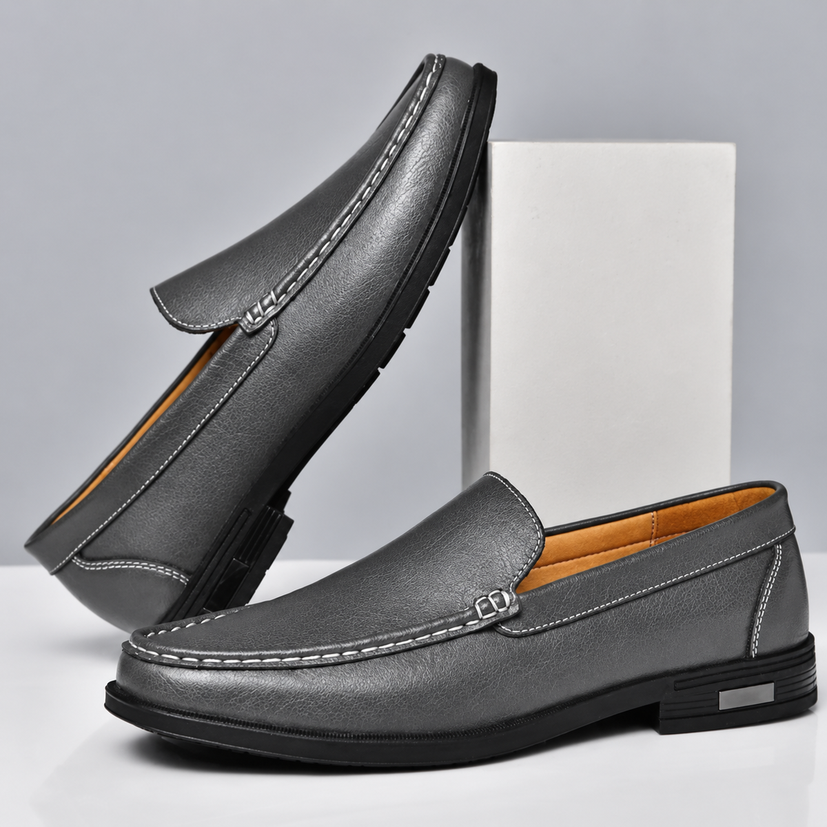 Mocasines de cuero