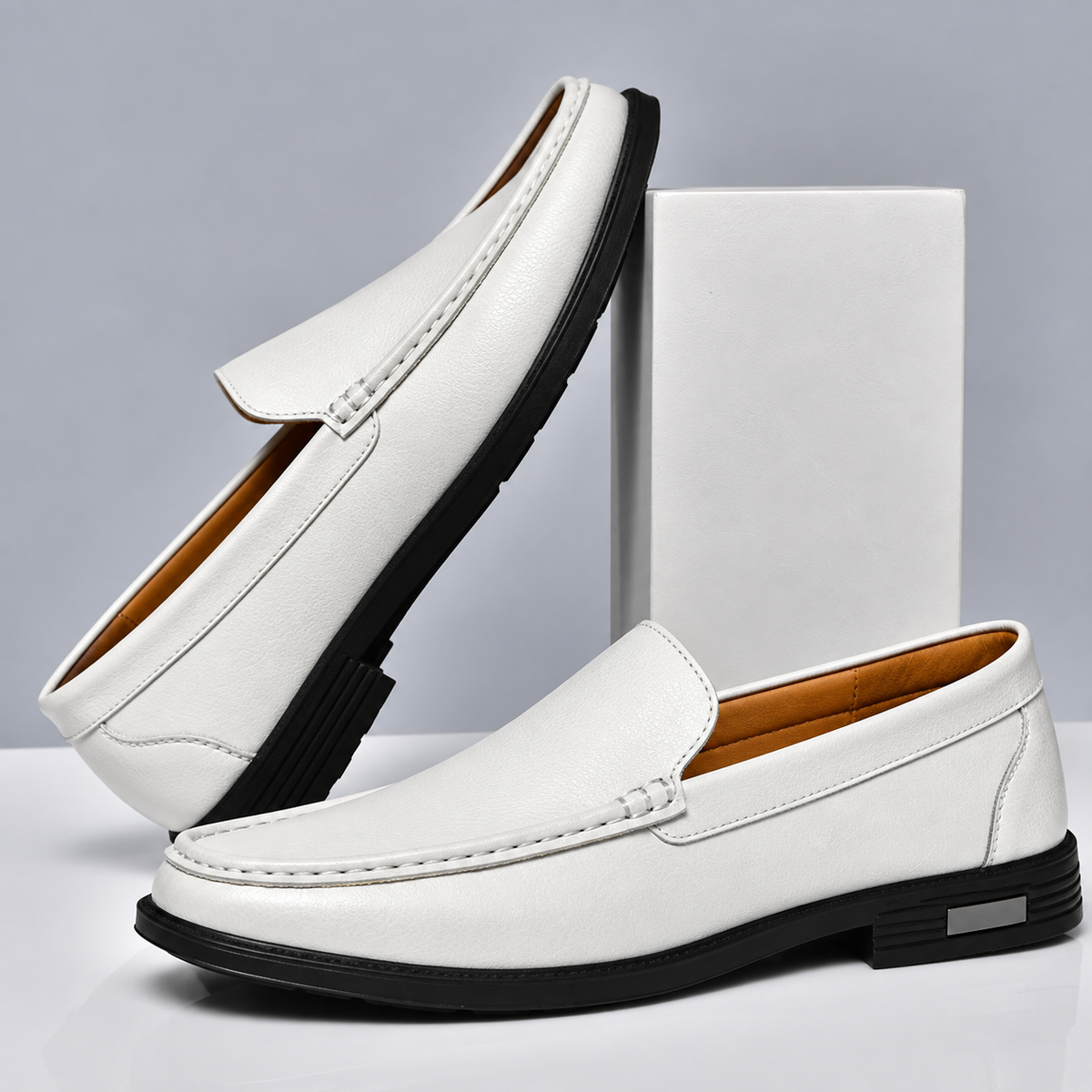 Mocasines de cuero