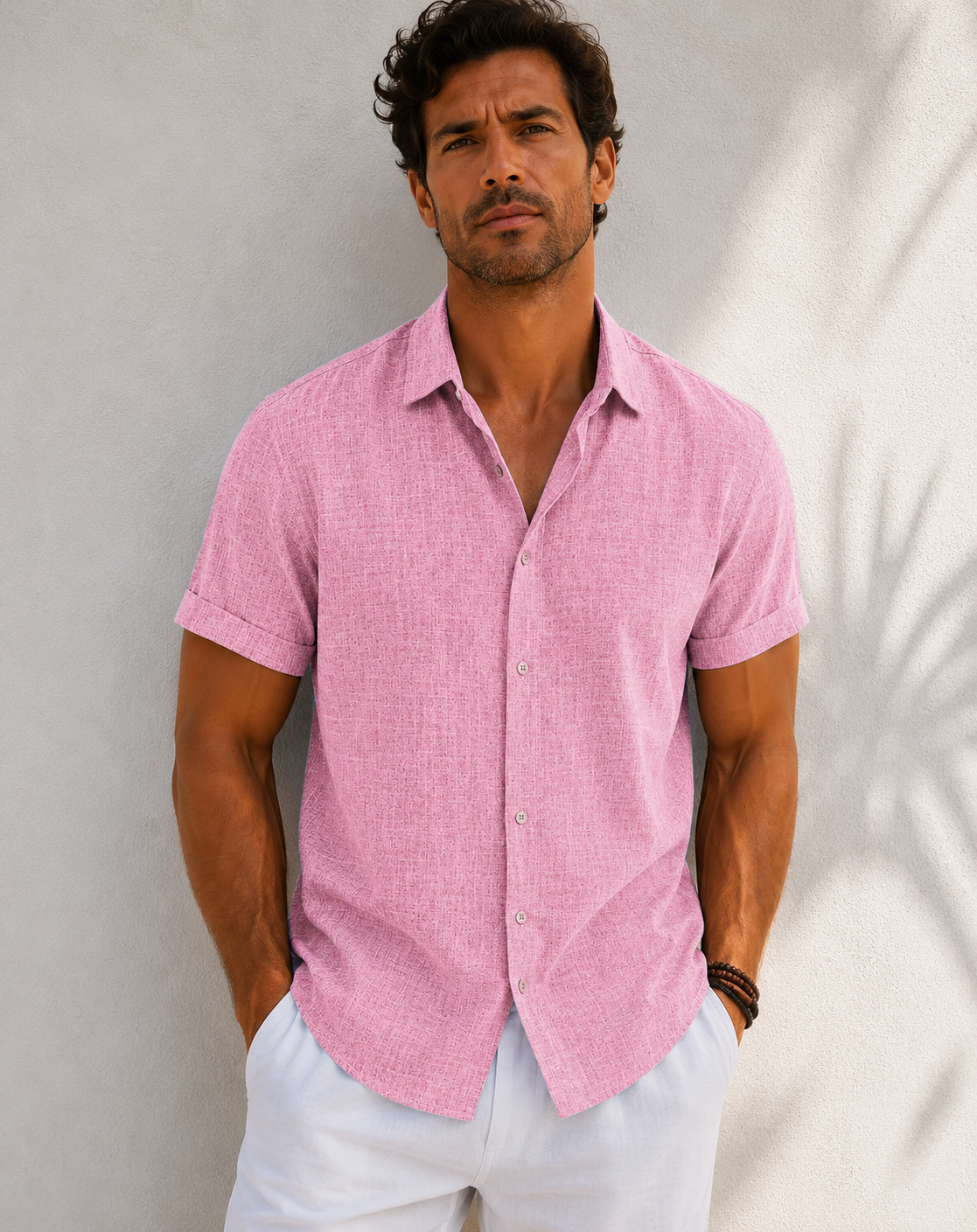ALBERTO-CAMISA BOTONES MANGA CORTA